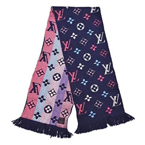 louis vuitton logomania scarf rainbow|louis vuitton logomania scarf review.